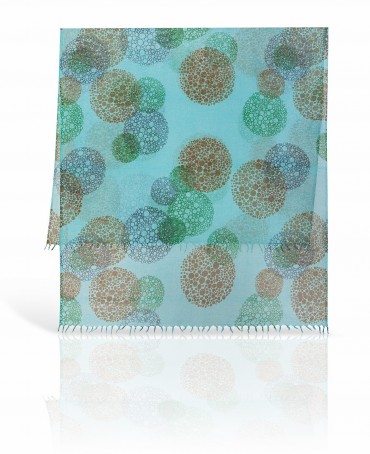 Палантин Женский ZW-SPIRAL.PETITE/TURQUE